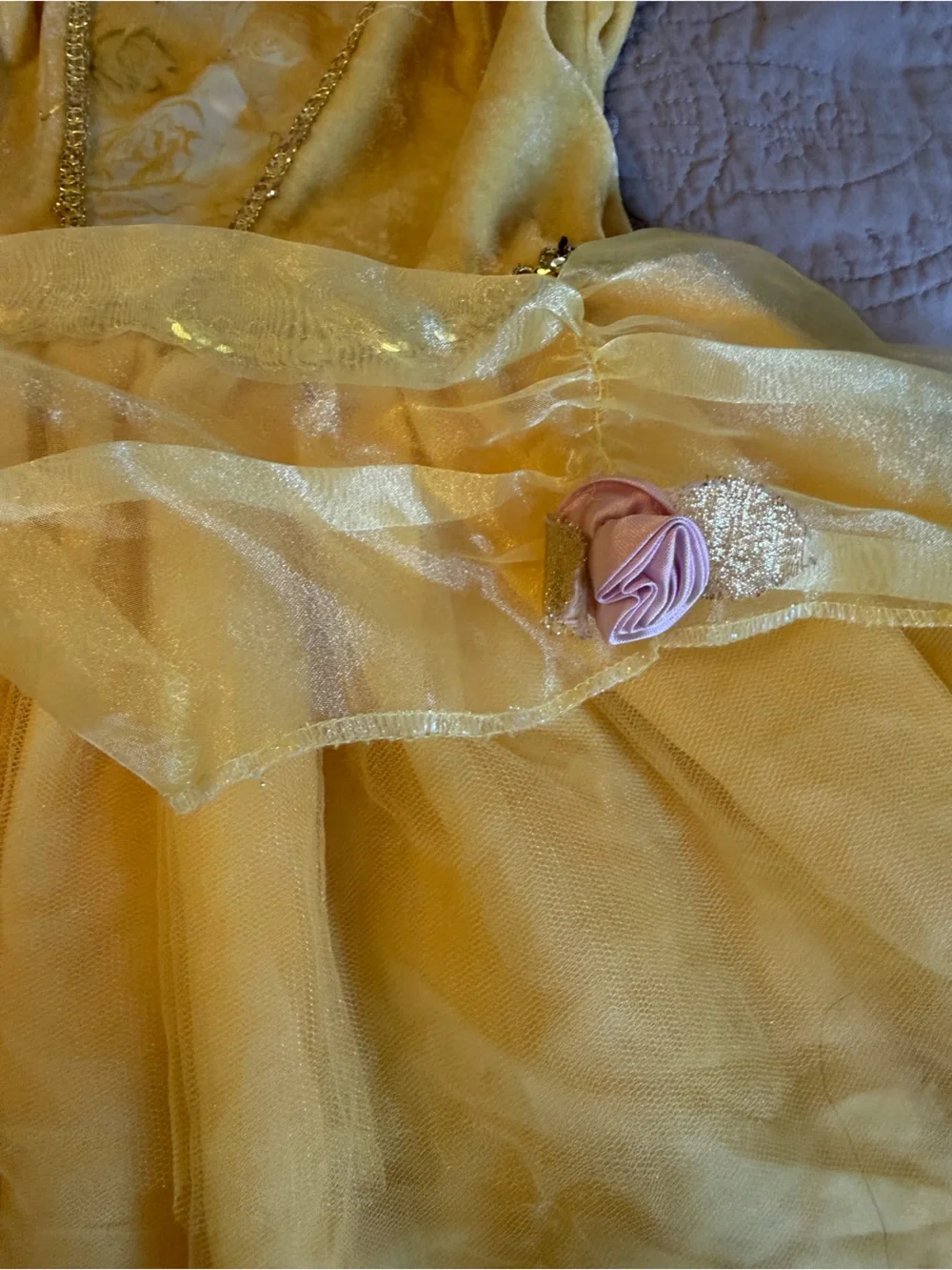 Disney Princess “Belle” Tulle Dress-Up Costume for Kids